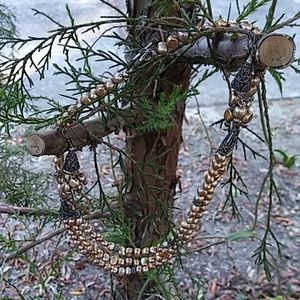 De Ja Vu Champagne Pearls Jewelry Set